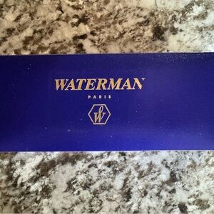 Waterman Paris Blue Empty Pen Box Charleston Blue Fountain Pen Box